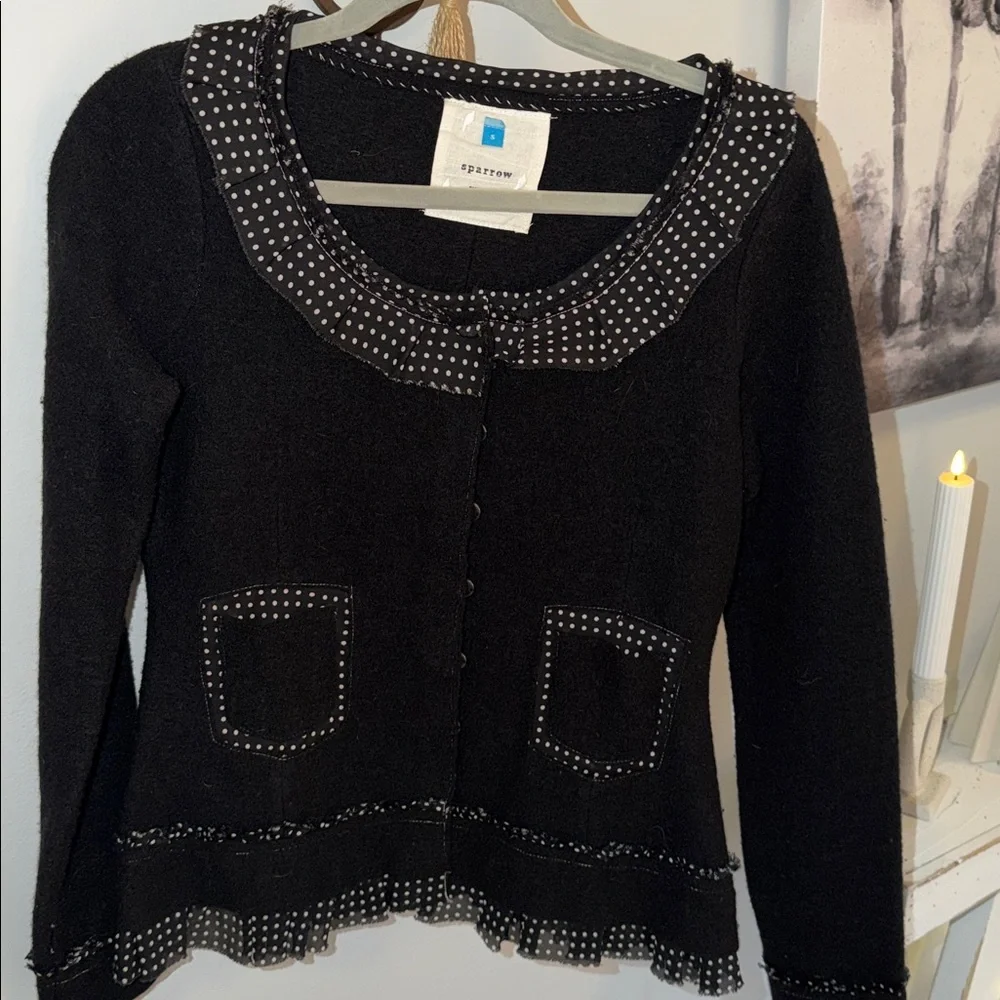 ⭐️Sparrow by Anthropologie Au Fait Merino Wool Snap Front Cardigan⭐️ - Picture 3 of 6